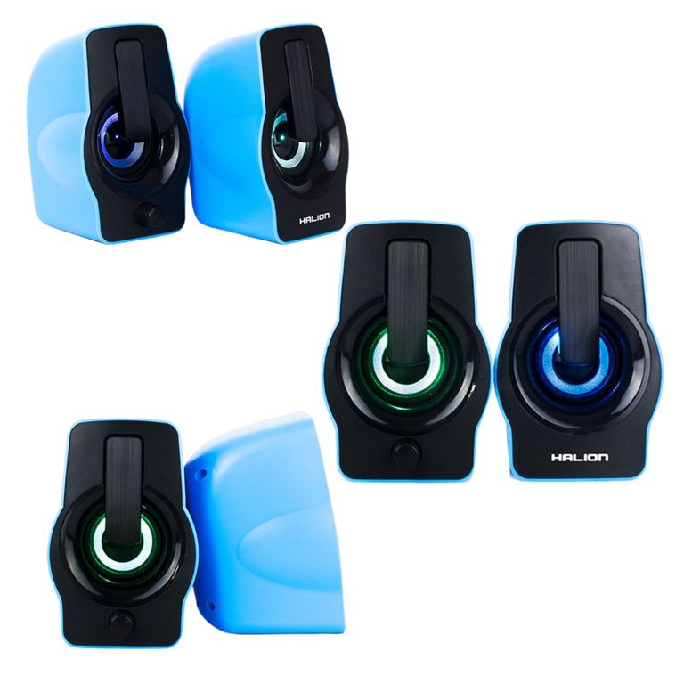 PARLANTE 2.0 GAMER USB HALION HA-S256 LED