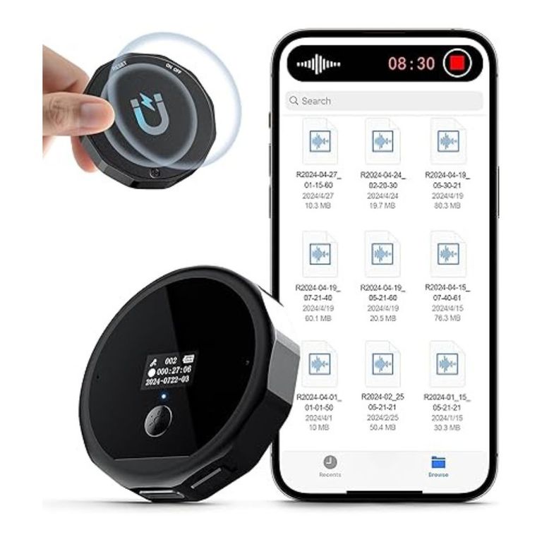 Grabadora magnética activada por voz de 128 G