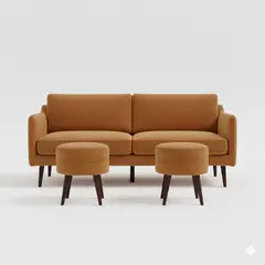 GENERICO - Sofá 2 cuerpos y 2 butacas PORTO