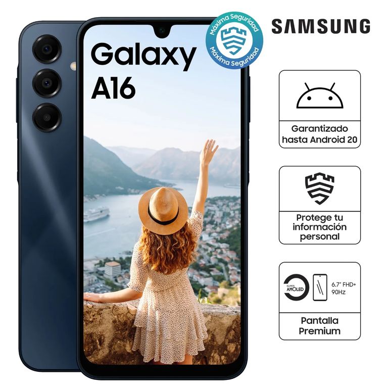 Celular Galaxy A16 128gb Negro