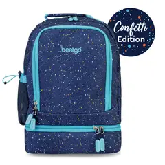 BENTGO - Mochila Kids 2 en 1- Azul Confeti