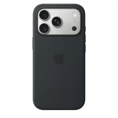 CASE - SILICONA COLOR NEGRO 17 PRO MAX
