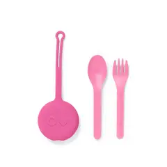OMIE - Set de Cubiertos Pod Blubble Pink