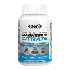 GENERICO - CITRATO DE MAGNESIO 120 CÁPSULAS EDENIS HEALTH