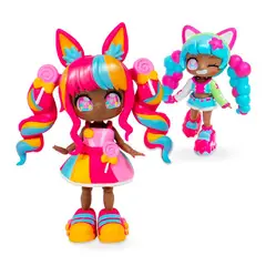 HEADSTART - MUÑECA ANIMAKII SUPER KAWAII SET DOBLE LOLLYPOP Y BUBBLEGUM