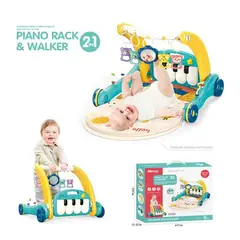GENERICO - Gimnasio Andador Musical para Bebés con Piano 2 en 1