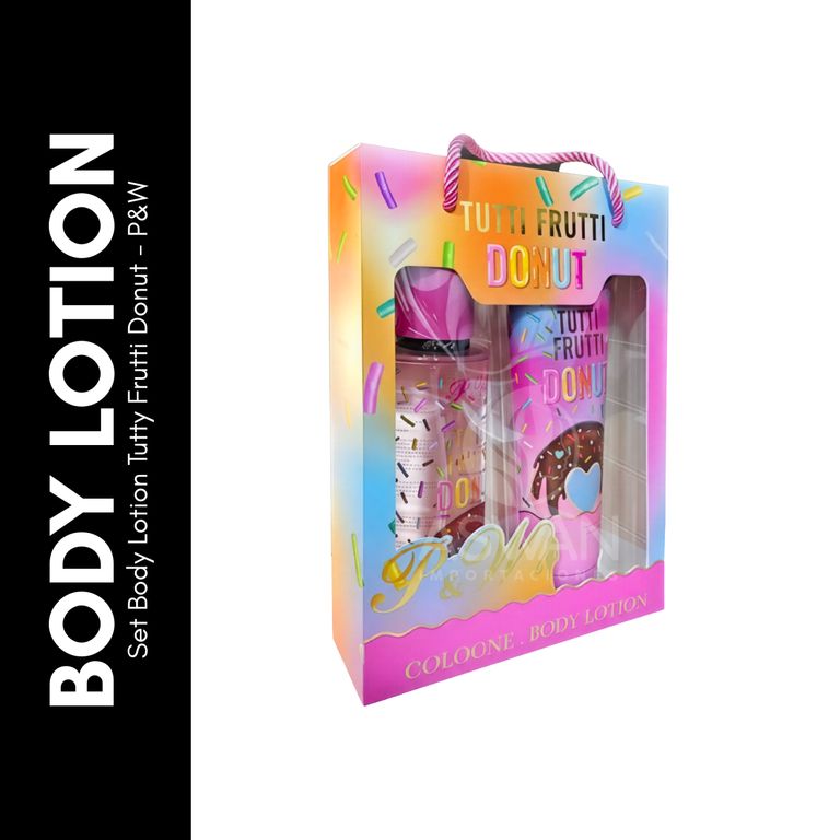 Set Body Lotion Tutty Frutti Donut - P&W
