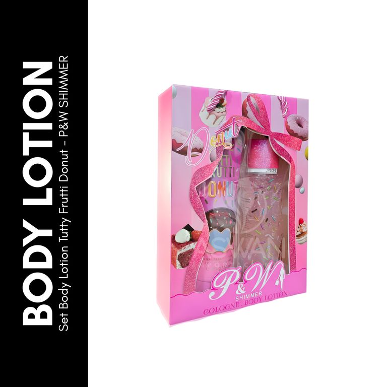 Set Body Lotion Tutty Frutti Donut - P&W SHIMMER