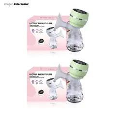 GENERICO - Extractor de Leche Materna Eléctrico Portátil 02 Unidades