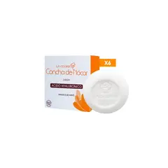 GENERICO - Jabón De Concha De Nacar & Acido Hialuronico La Cooper 80Gr 6 Uni