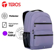 TARGUS - Mochila OCTAVE II Morada TBB63707GL para Laptop 156 Cómoda