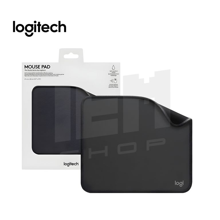 Mouse Pad Studio Series Anti-Salpicaduras 200x230mm - Negro