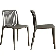 ZIYAZ - Silla De Comedor Alcaraz Gris Liso