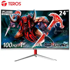 TEROS - Monitor Curvo TE-2402S 24 Full HD VA 100HZ 1MS HDMI VGA