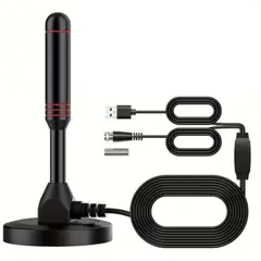 INSPIRA MARKET - Antena Tv Digital 5M Hdtv Decodificadores conector USB