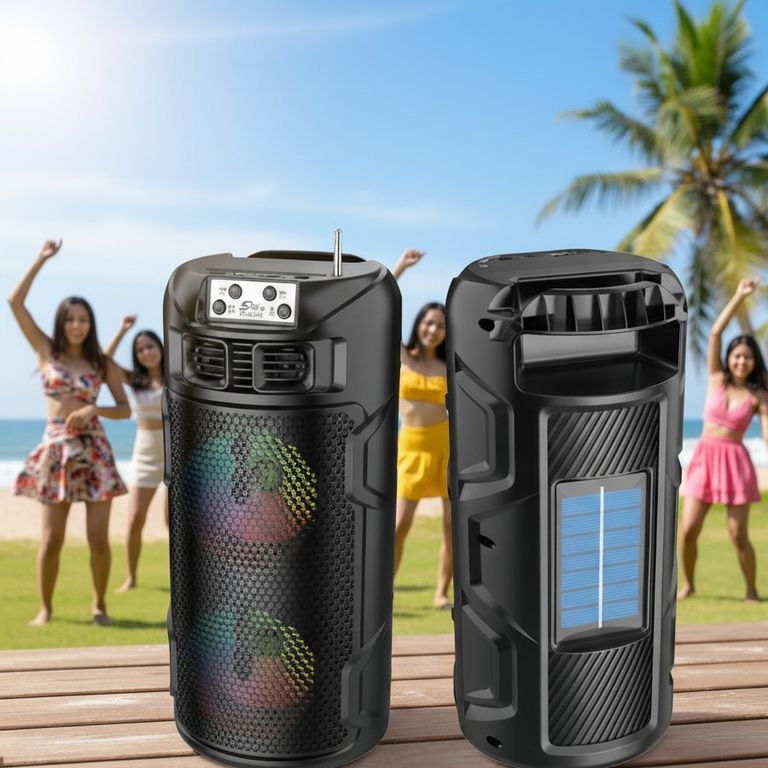 Parlante Solar Bluetooth Portátil tendencia redes