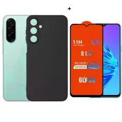 SPACE - CASE PARA SAMSUNG A26 5G COLOR NEGRO + MICA