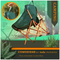 INSPIRA MARKET - Silla Plegable Para Camping Playa Terraza