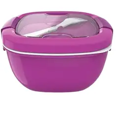 BENTGO - Lonchera para Ensalada Salad Lunch Box - Morado