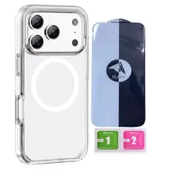 GENERICO - Funda Magsafe + Mica Premium Flayr sin Borde iPhone 17 Pro