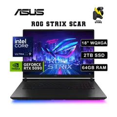 ASUS - ROG STRIX SCAR 18 -G835LX/INTEL CORE ULTRA 9-275HX /64GB RAM /2 TB SSD/RTX 5090/18"WQXGA /240HZ