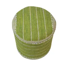 GENERICO - PUFF KELIM DECOGHAR IC 14489 GREEN - 40 x 40 cm