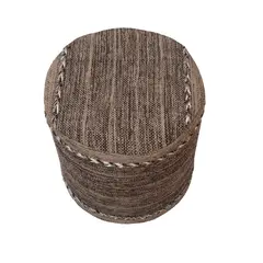 GENERICO - PUFF KELIM DECOGHAR IC 14492 BROWN - 40 x 40 cm