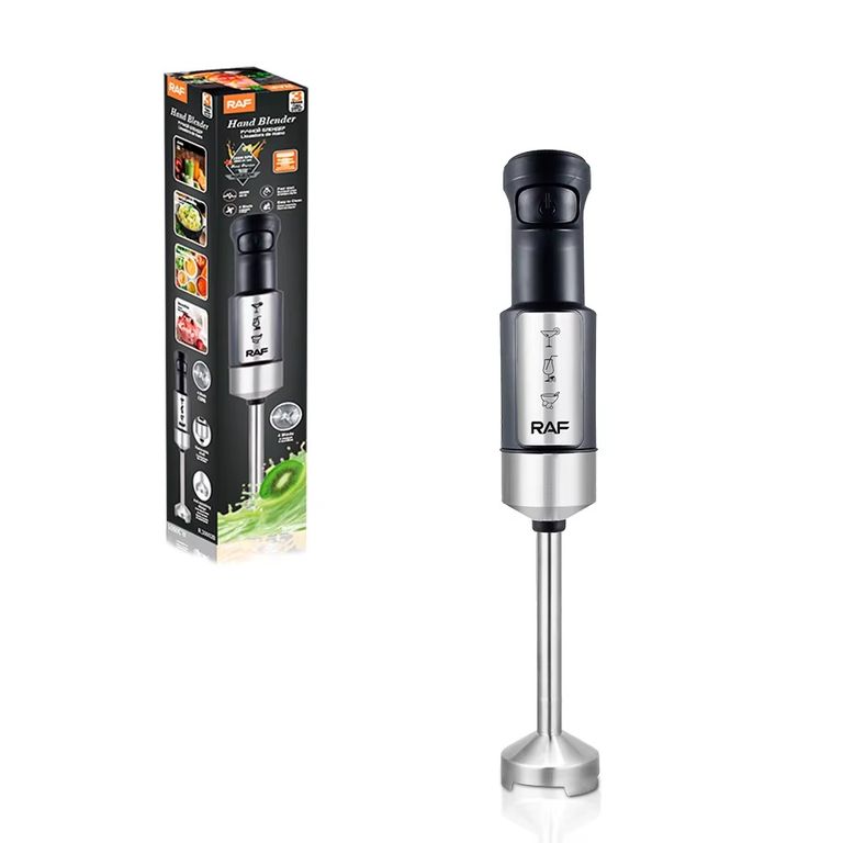 Batidora de Inmersión 4 aspas inox. 400W 30002B-Negro Minipimer