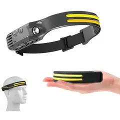 BOSS - Linterna Cabeza Recargable Con Sensor 9 Modos