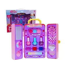 GENERICO - Juego Didáctico Maletín de Maquillaje y Esmaltes para Niñas