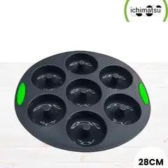 Ichimatsu - Molde de Silicona para donas x 7 agujeros