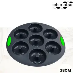 ICHIMATSU - Molde de Silicona para donas x 7 agujeros.