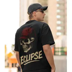 GENERICO - Polo oversize Calavera Grafity Hombre