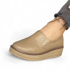 GENERICO - Mocasin Mujer Miller 1022L-45 Color Beige