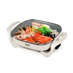 GENERICO - Sartén Eléctrica Antiadherente con Tapa