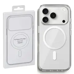 GENERICO - Funda Transparente para iPhone 17 Pro Max Compatible con MagSafe