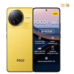 XIAOMI - Smartphone POCO F7 Ultra Yellow 16GB RAM 512GB ROM EU - RN