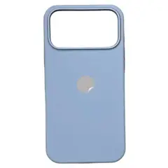 GENERICO - Case Protector Silicone Compatible con iPhone 17 Pro Max Celeste Bebe