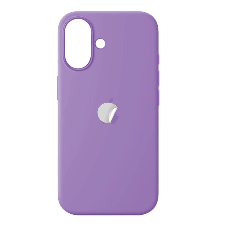 Case Protector Silicone Compatible con iPhone 17 Morado