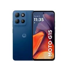 MOTOROLA - CELULAR MOTO G15 LCD 67PULG 512 GB 4 GB RAM AZUL PN 136092