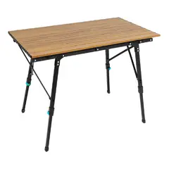 TERRA FORCE - Mesa de Camping Altura Ajustable Colbún - Marrón