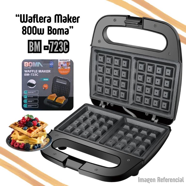 Waflera Maker 800w Boma BM-723C