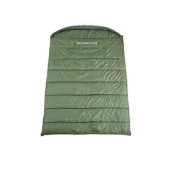 TERRA FORCE - Saco de Dormir Doble Clima Frío Verde V1