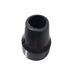 GENERICO - Regaton de Goma Negro Antideslizante 20 mm Pata para Baston