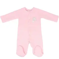 GENERICO - Enterizo Bebé Jacquard Rosado - S2356