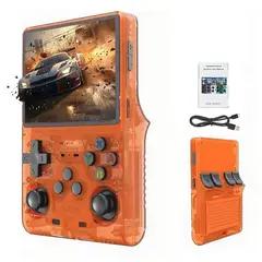 GENERICO - Consola Retro R36s 64GB ArkOS Naranja