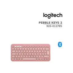 LOGITECH - TECLADO PEBBLE 2 K380S BLUETOOTH/INALAMBRICO SP ROSA