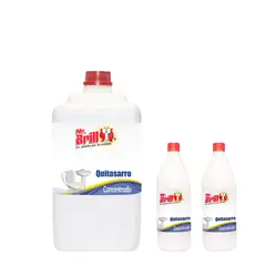 MR BRILLO - Quitasarro Pack Galonera 4l + 1 lt + 1 lt