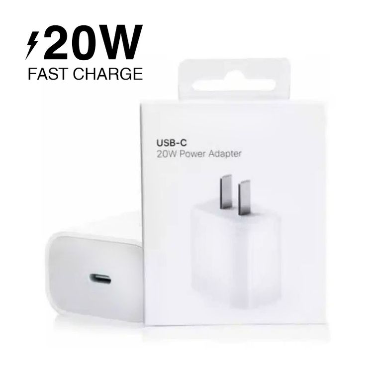 CARGADOR IPHONE 20W CUBO NUEVO - CAJA