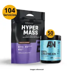 UNIVERSE NUTRITION - Ganador de masa Hyper mass 15lb Chocolate + Creatina ADN de 250gr + regalos